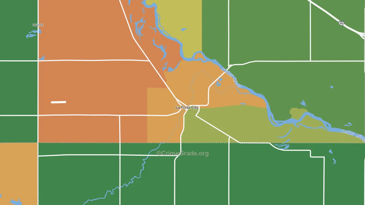 50651, IA Map of Drug-Related Crime Rates