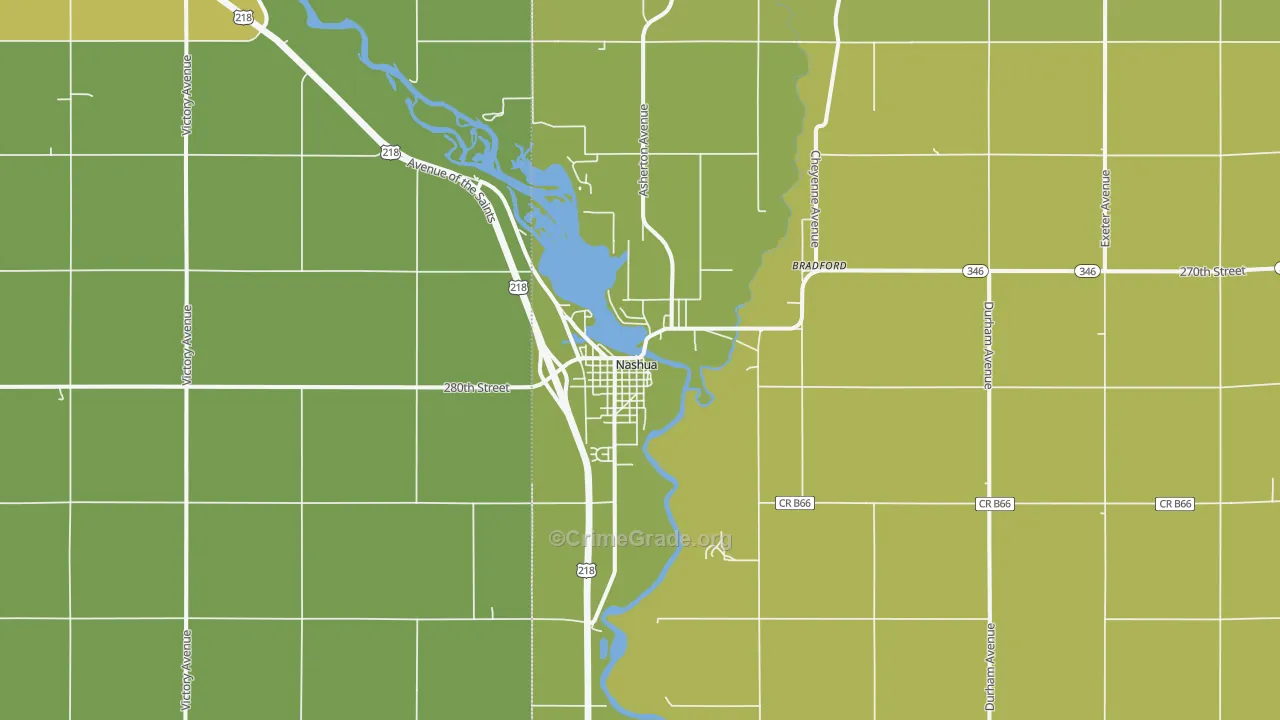 50658, IA Map of Drug-Related Crime Rates