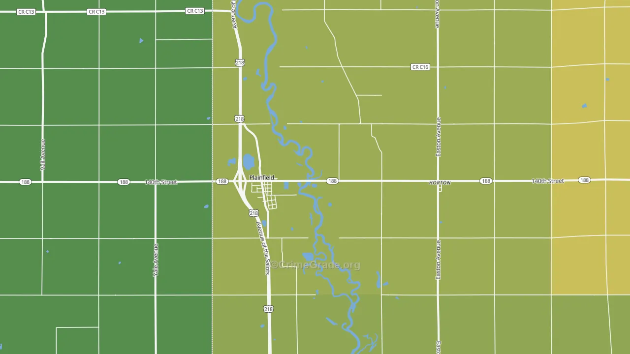 50666, IA Map of Drug-Related Crime Rates