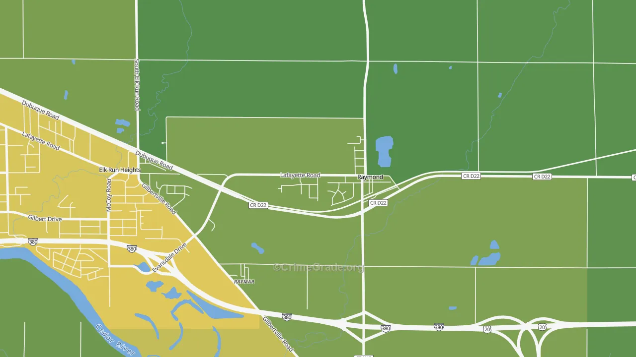 50667, IA Map of Drug-Related Crime Rates