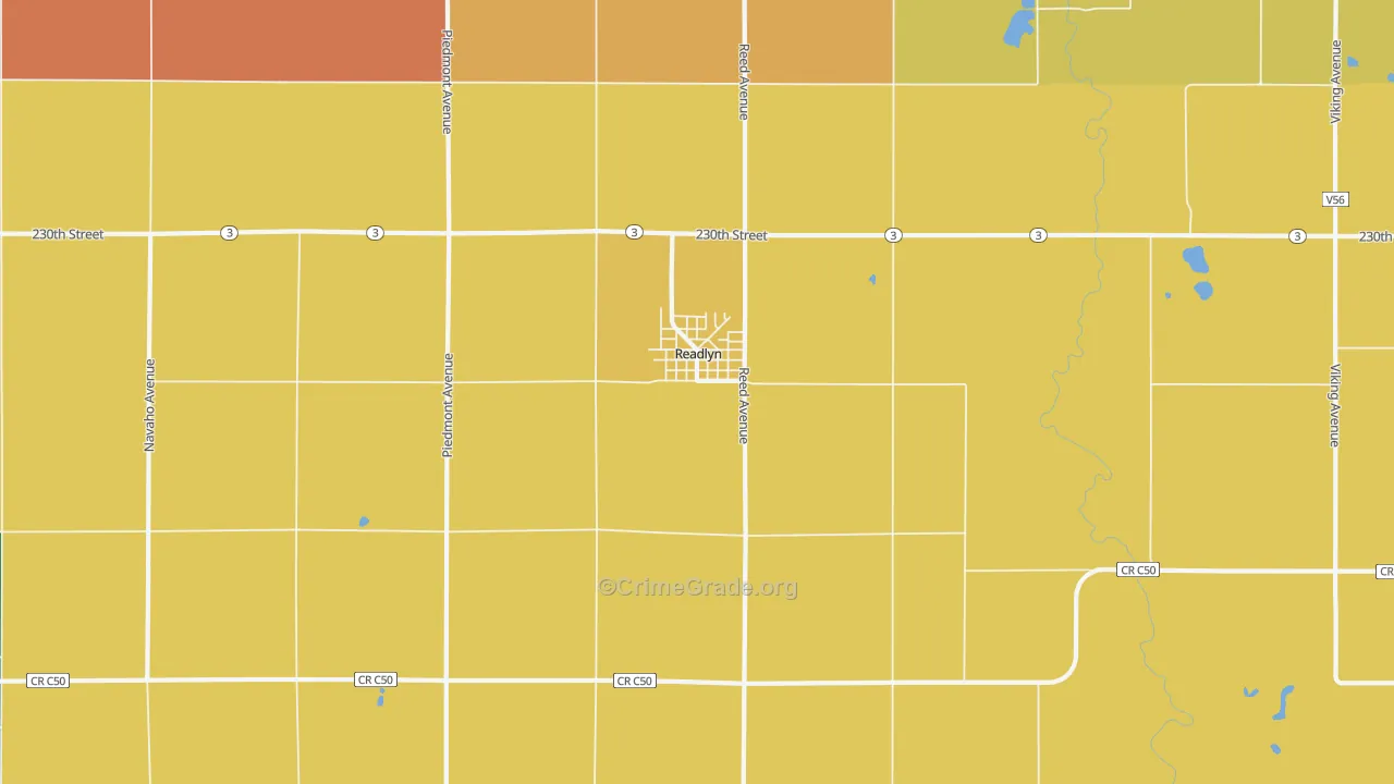 50668, IA Map of Drug-Related Crime Rates
