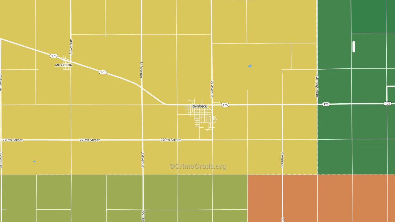 50669, IA Map of Drug-Related Crime Rates
