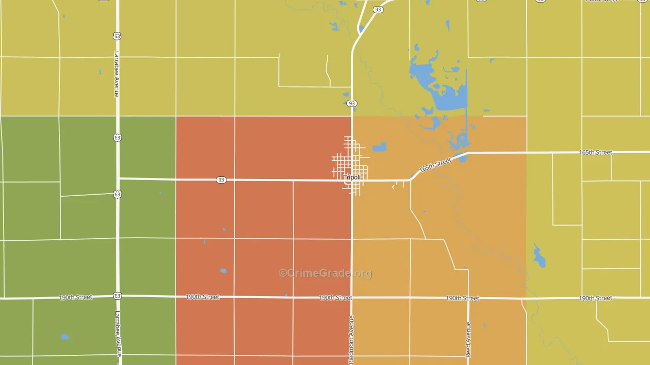 50676, IA Map of Drug-Related Crime Rates