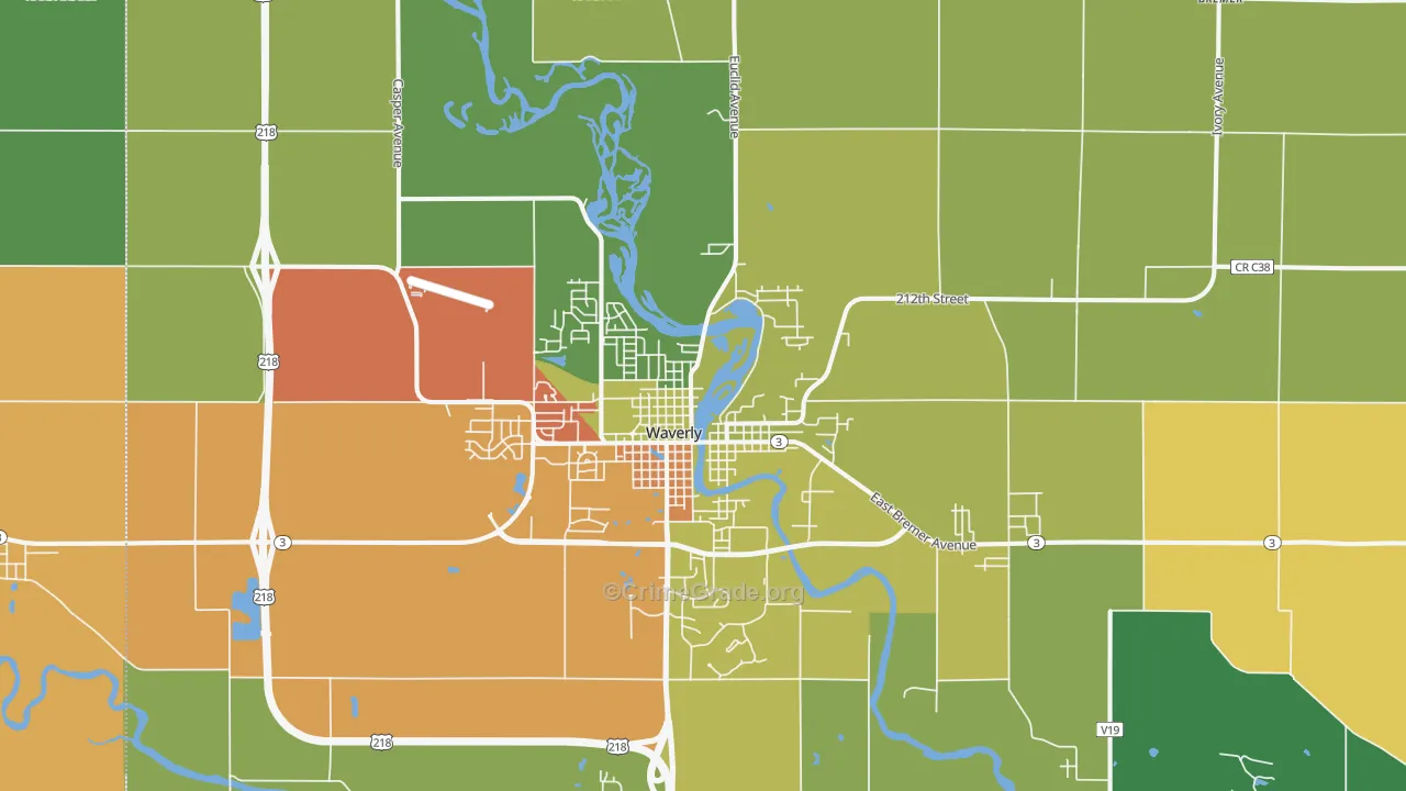 50677, IA Map of Drug-Related Crime Rates