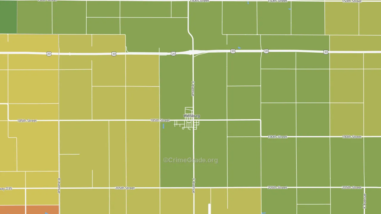 50680, IA Map of Drug-Related Crime Rates