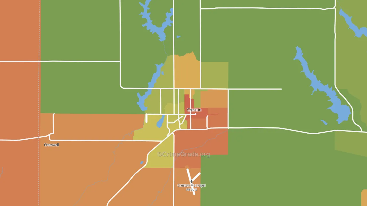 50801, IA Map of Drug-Related Crime Rates