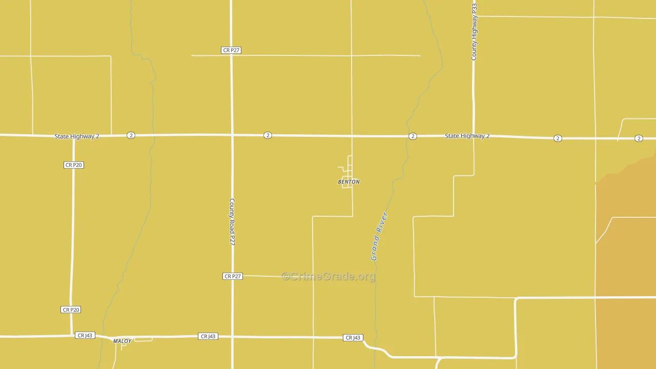 50835, IA Map of Drug-Related Crime Rates