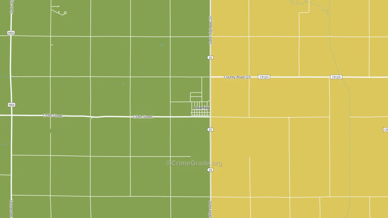 50840, IA Map of Drug-Related Crime Rates