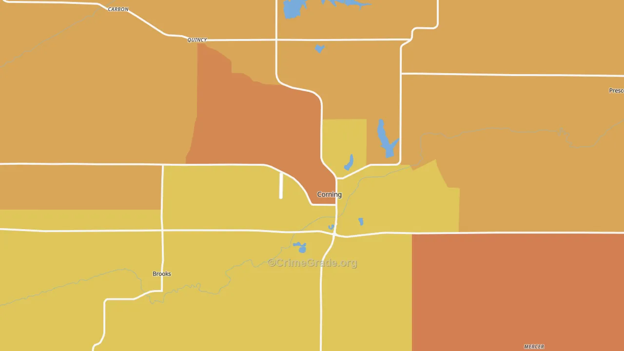 50841, IA Map of Drug-Related Crime Rates