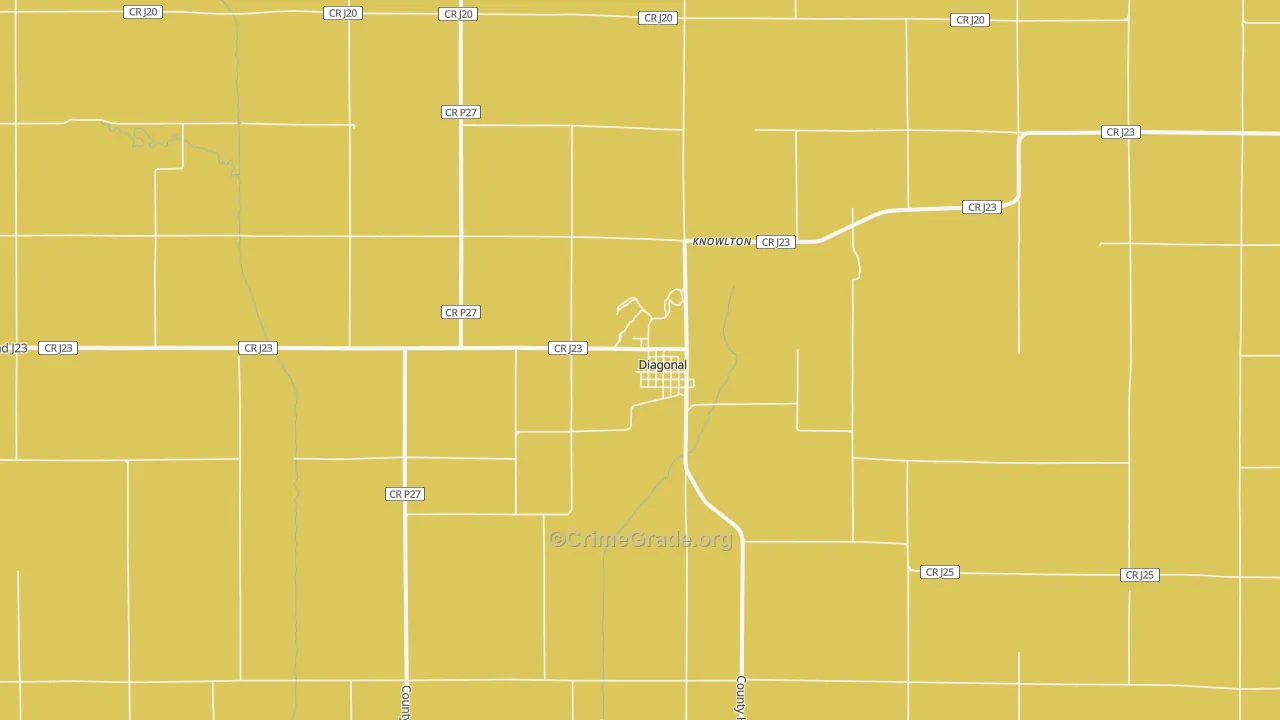 50845, IA Map of Drug-Related Crime Rates