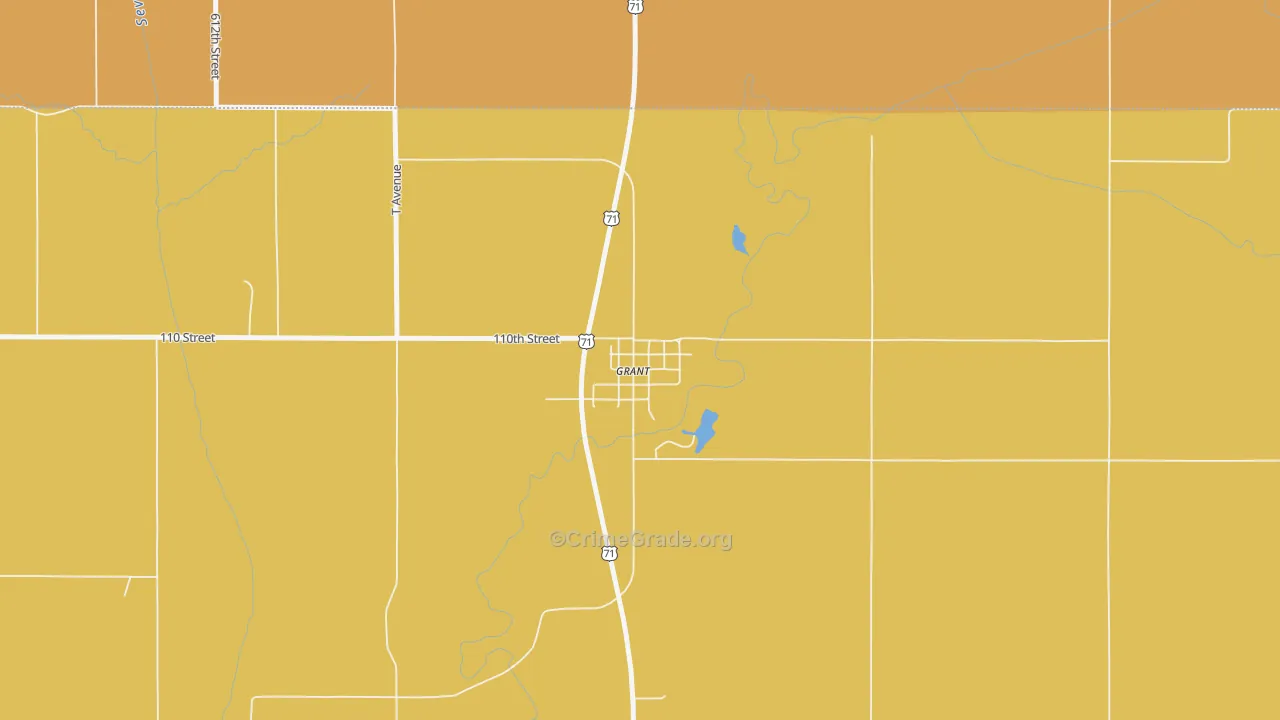 50847, IA Map of Drug-Related Crime Rates