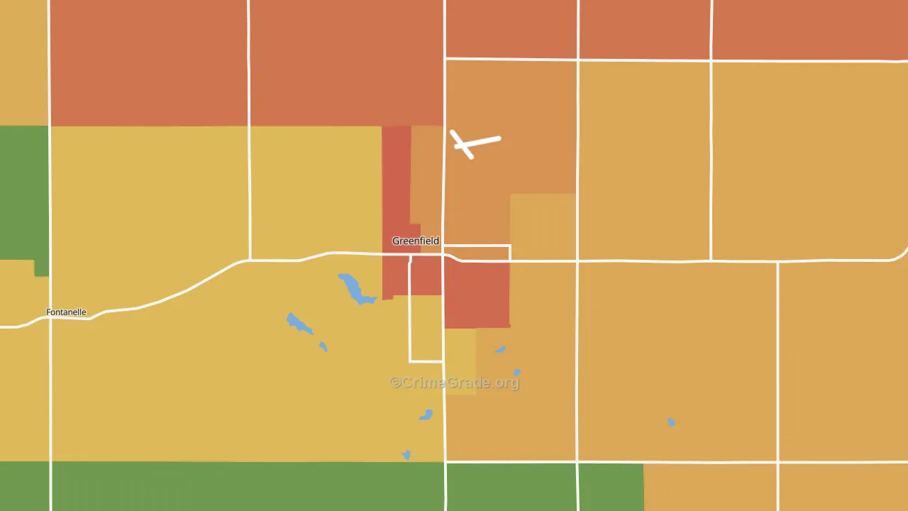 50849, IA Map of Drug-Related Crime Rates