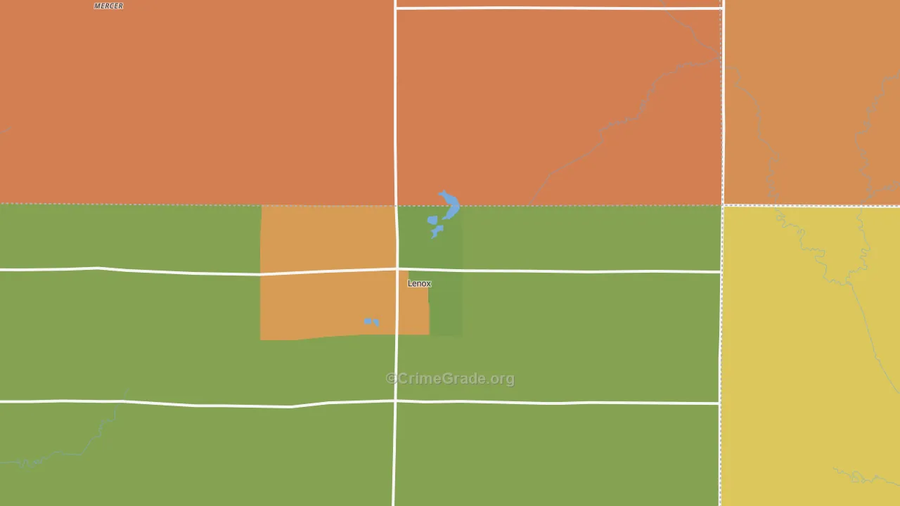 50851, IA Map of Drug-Related Crime Rates