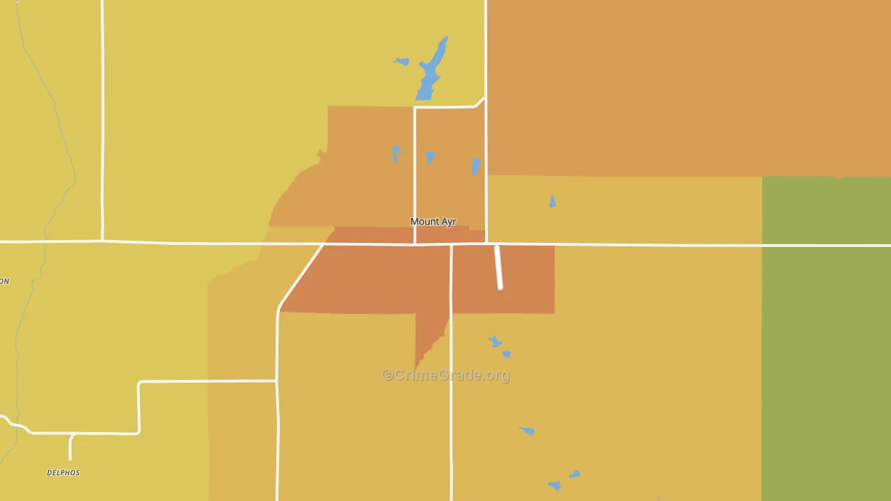 50854, IA Map of Drug-Related Crime Rates