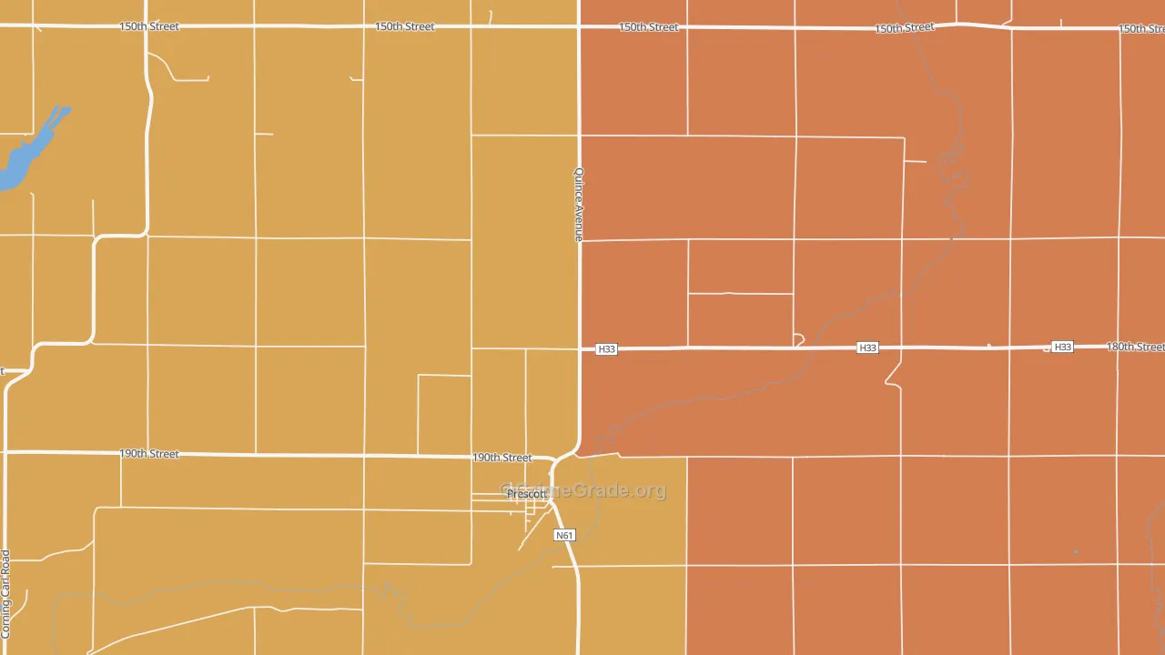 50859, IA Map of Drug-Related Crime Rates