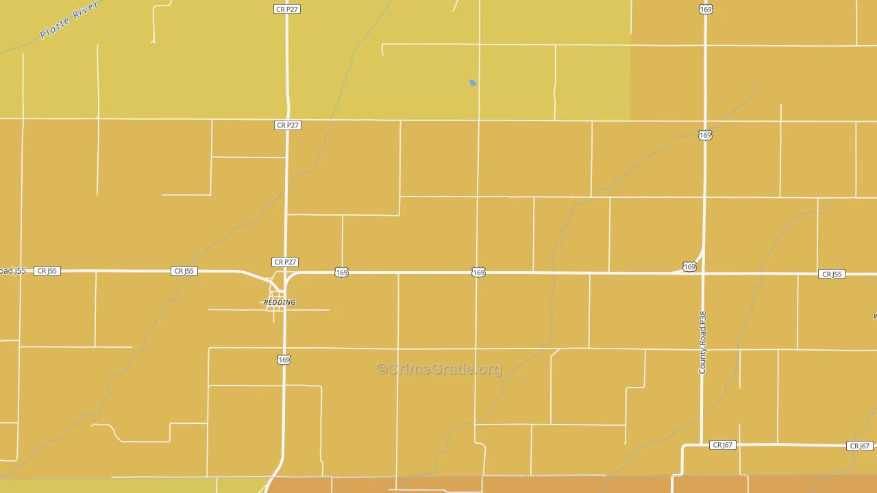 50860, IA Map of Drug-Related Crime Rates