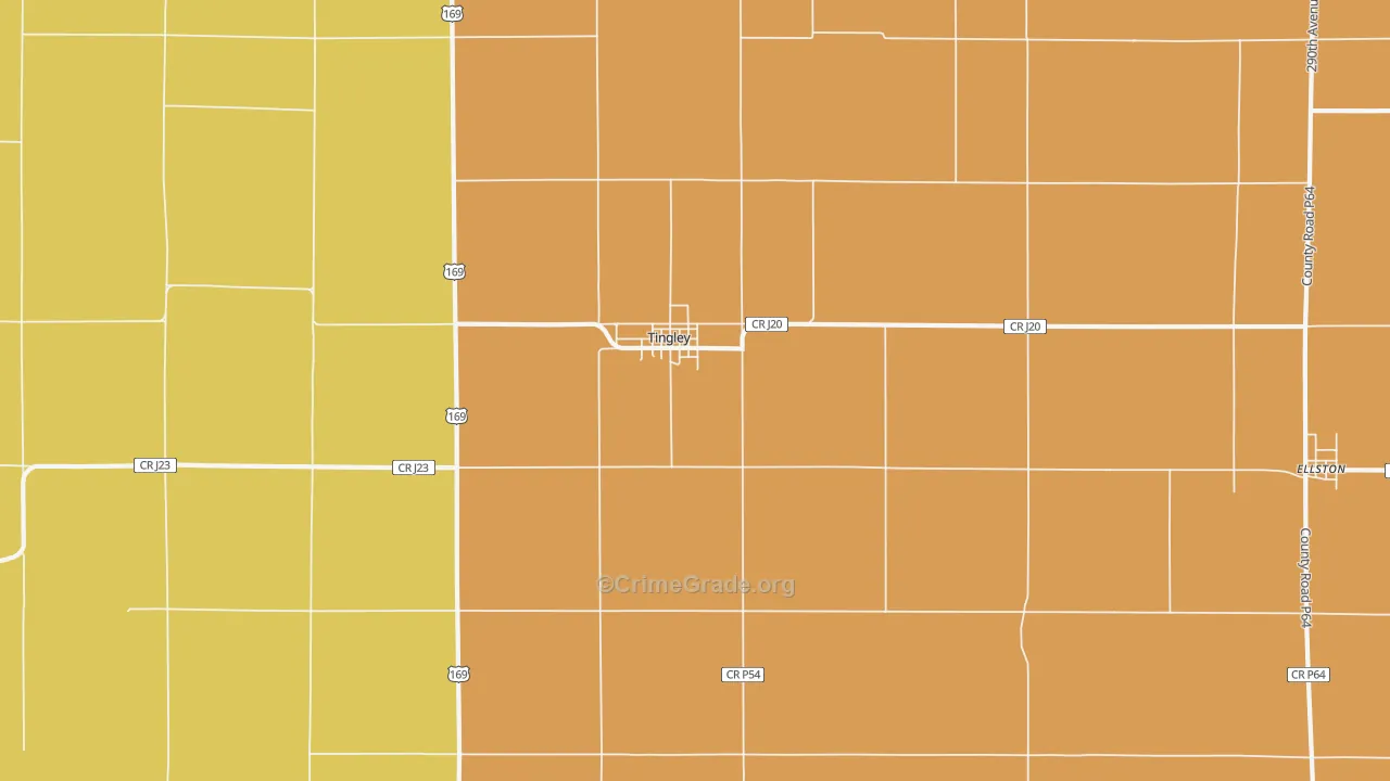 50863, IA Map of Drug-Related Crime Rates