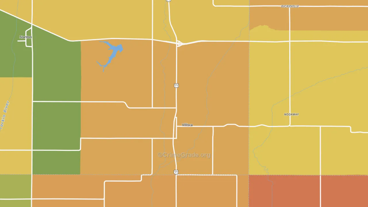 50864, IA Map of Drug-Related Crime Rates