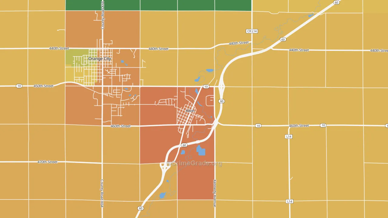51003, IA Map of Drug-Related Crime Rates