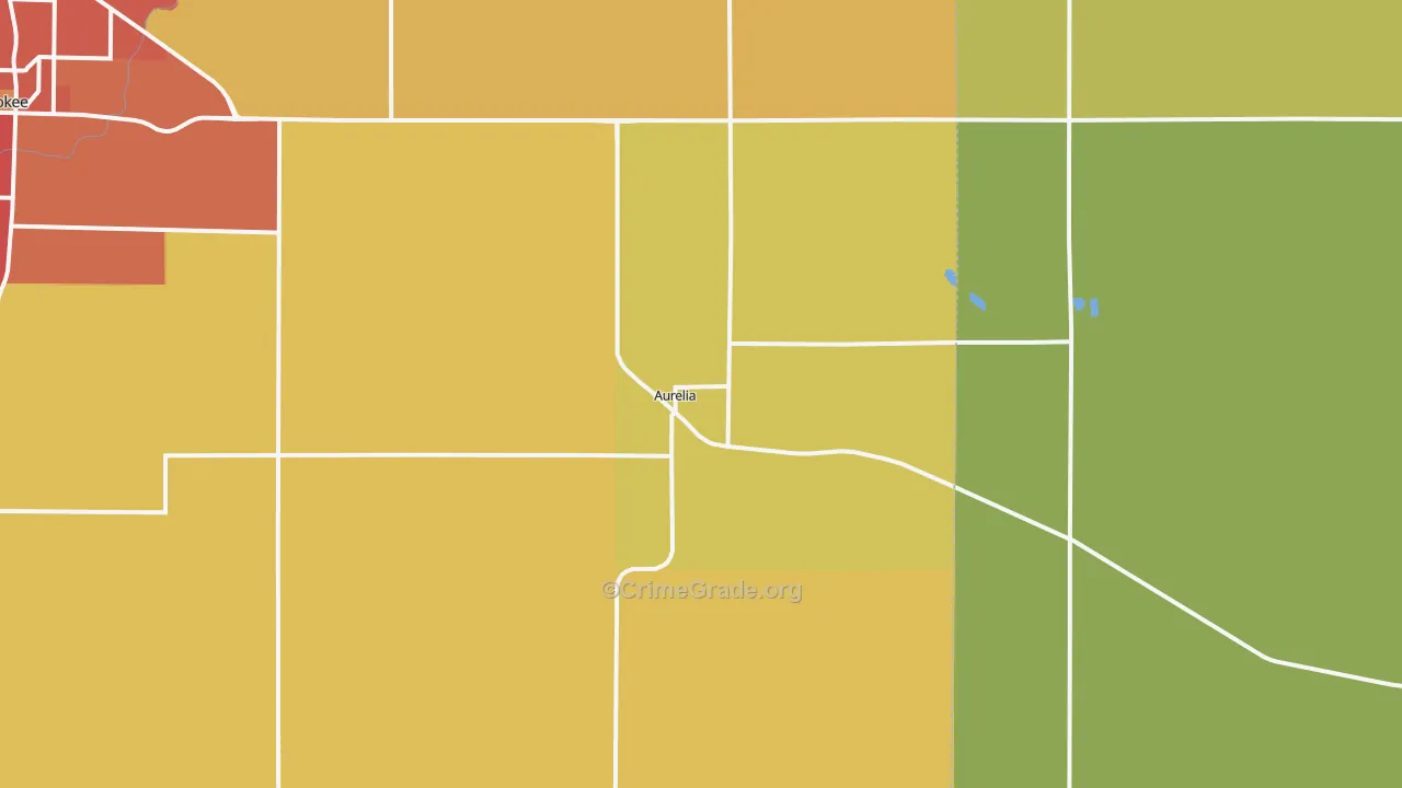 51005, IA Map of Drug-Related Crime Rates