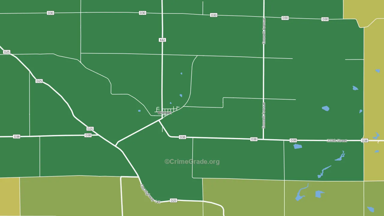 51007, IA Map of Drug-Related Crime Rates