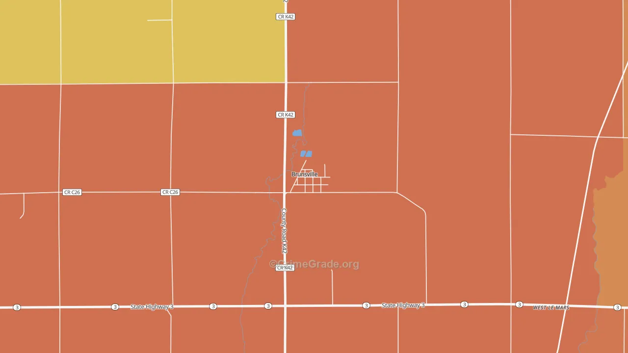 51008, IA Map of Drug-Related Crime Rates