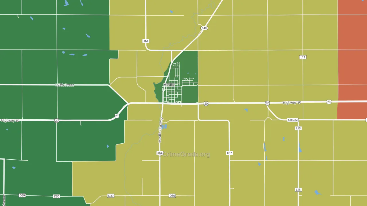 51039, IA Map of Drug-Related Crime Rates