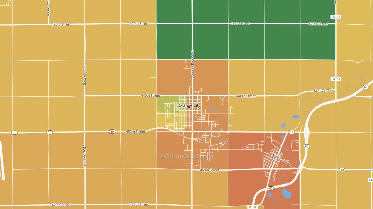 51041, IA Map of Drug-Related Crime Rates