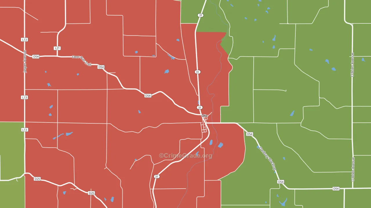 51044, IA Map of Drug-Related Crime Rates