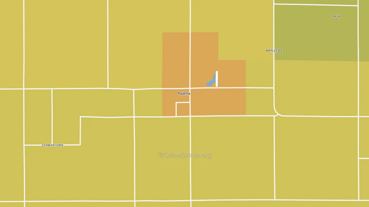 51046, IA Map of Drug-Related Crime Rates