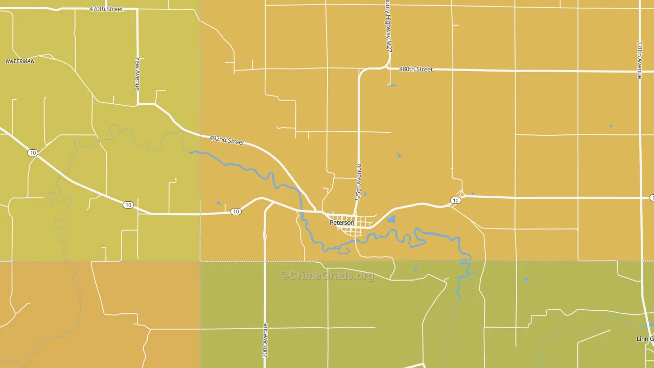 51047, IA Map of Drug-Related Crime Rates