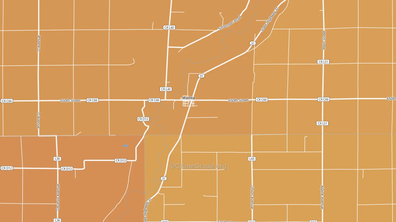 51061, IA Map of Drug-Related Crime Rates
