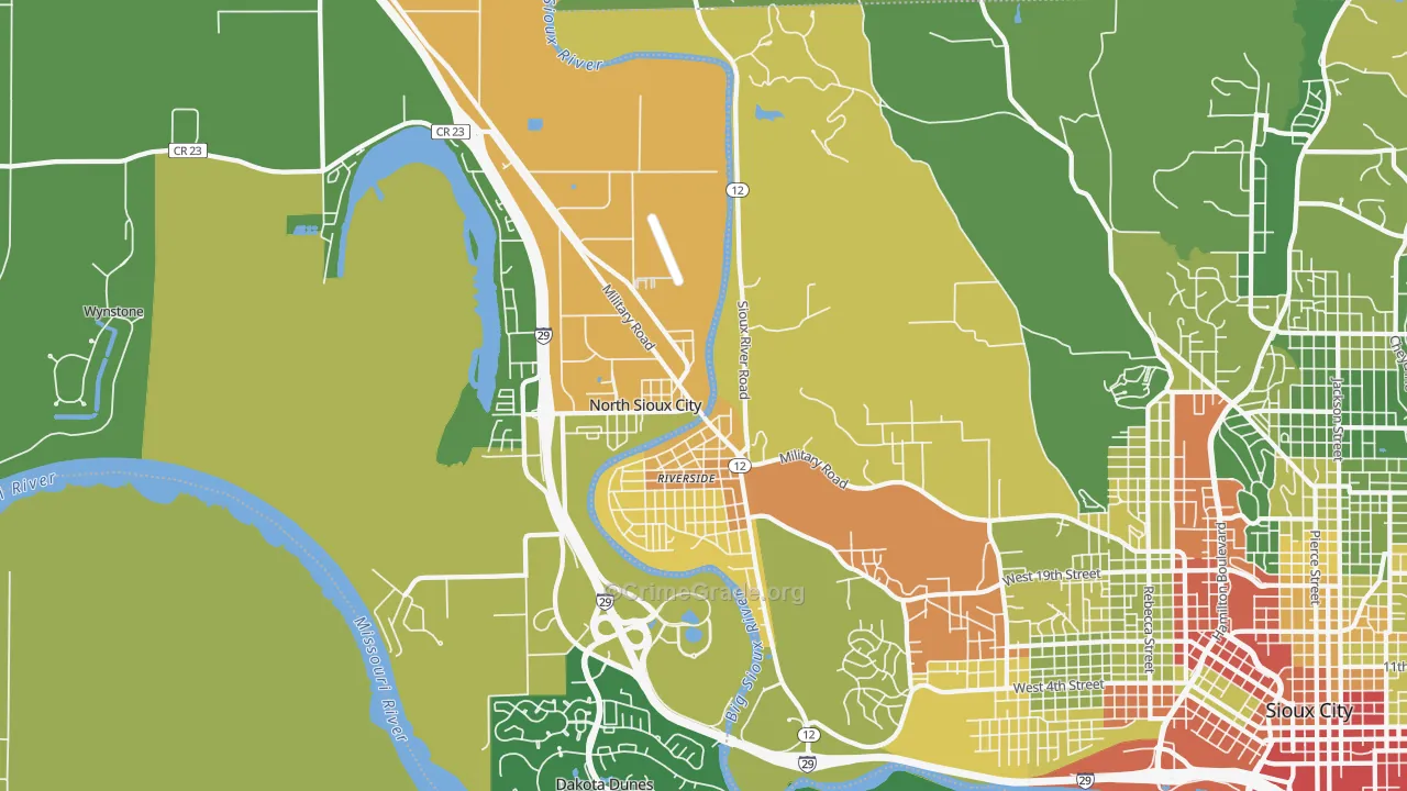 51109, IA Map of Drug-Related Crime Rates