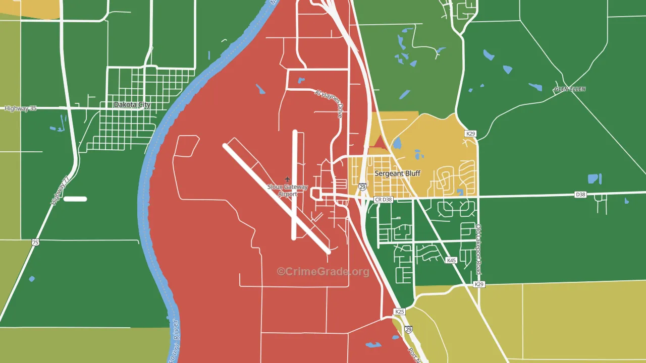 51111, IA Map of Drug-Related Crime Rates