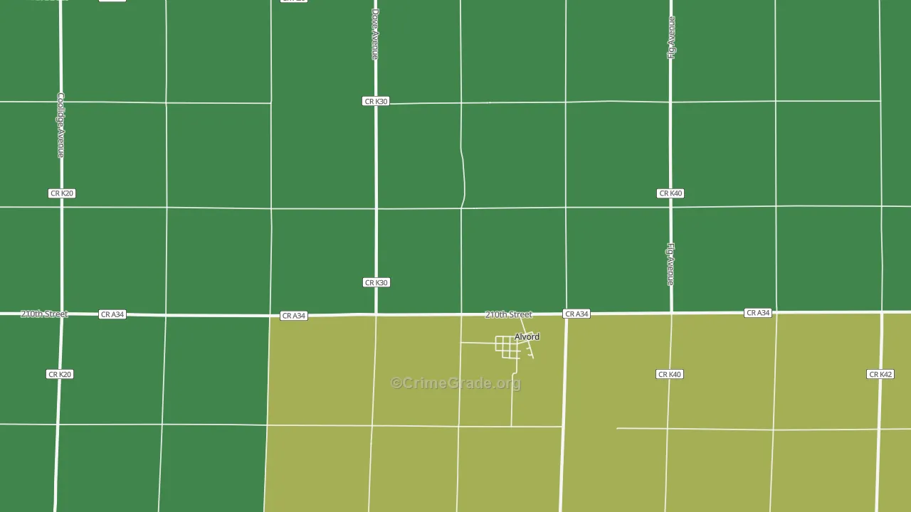 51230, IA Map of Drug-Related Crime Rates