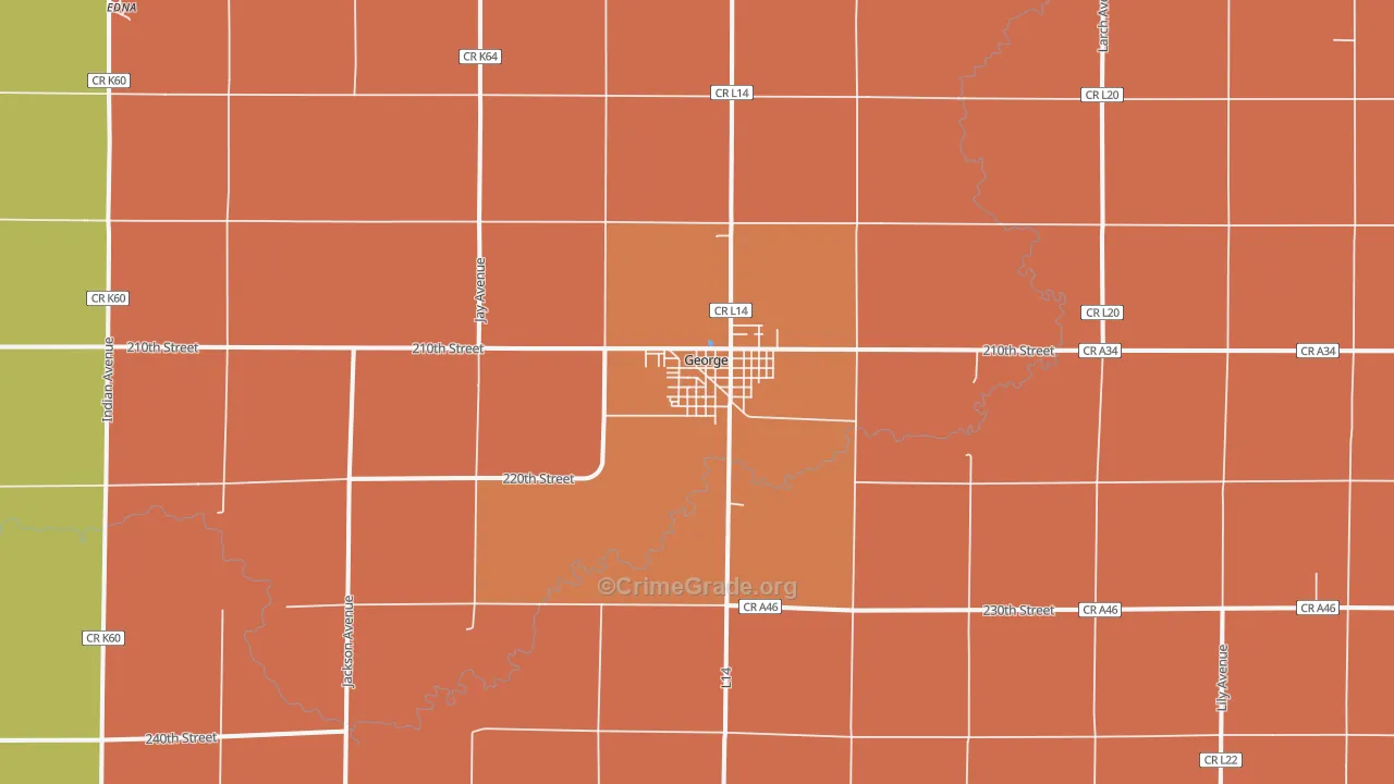 51237, IA Map of Drug-Related Crime Rates