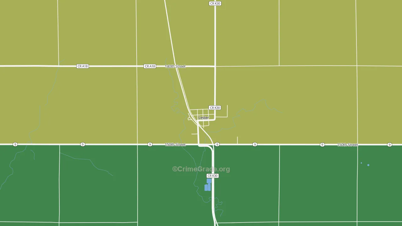 51242, IA Map of Drug-Related Crime Rates