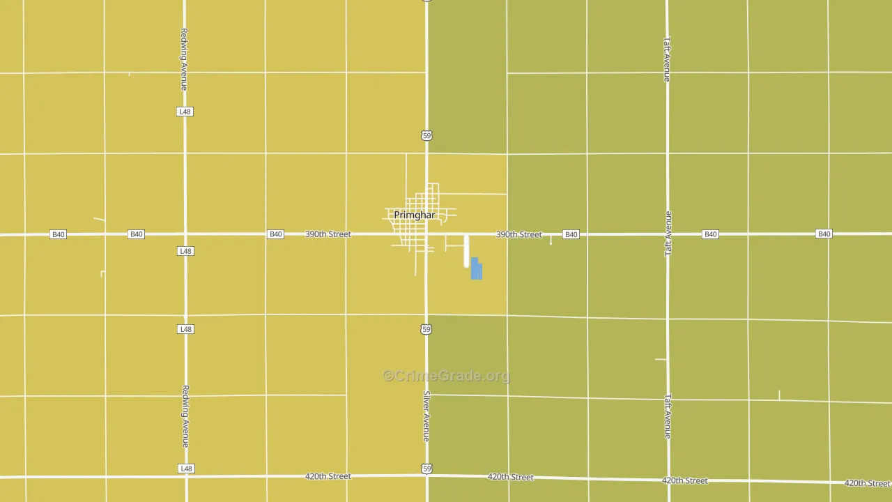 51245, IA Map of Drug-Related Crime Rates