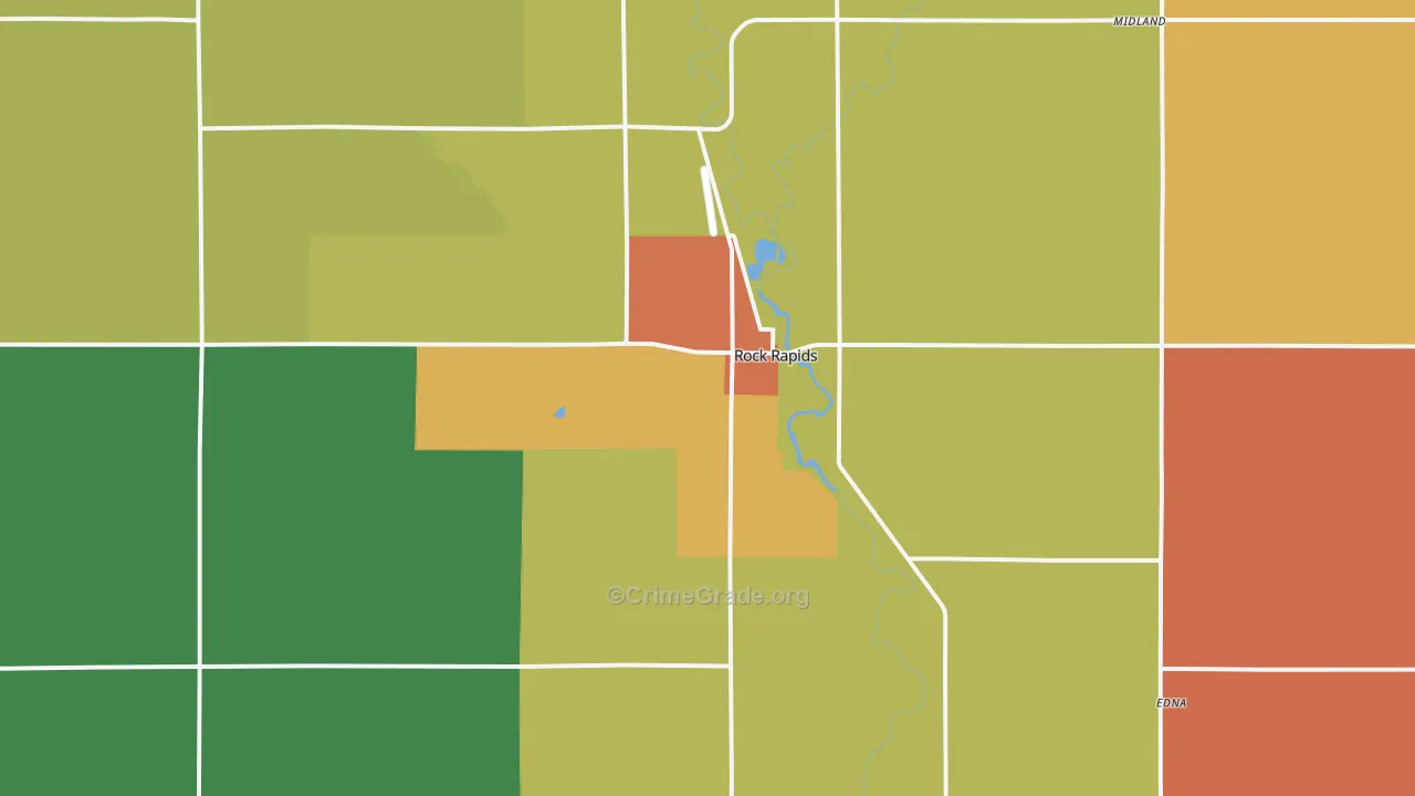 51246, IA Map of Drug-Related Crime Rates