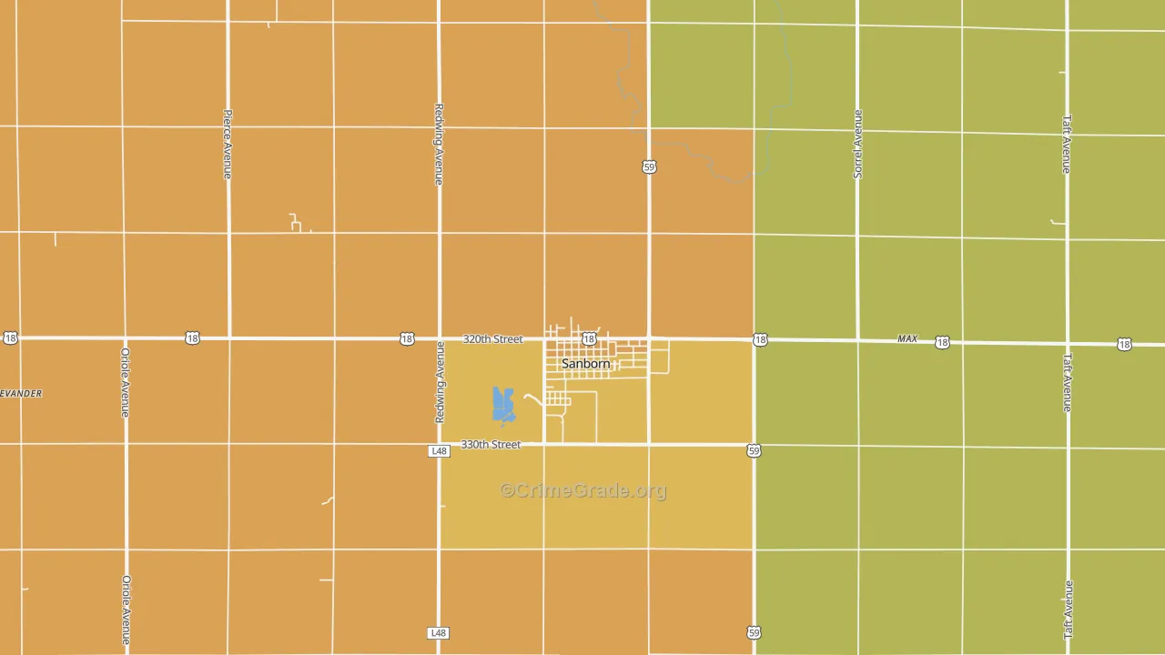51248, IA Map of Drug-Related Crime Rates