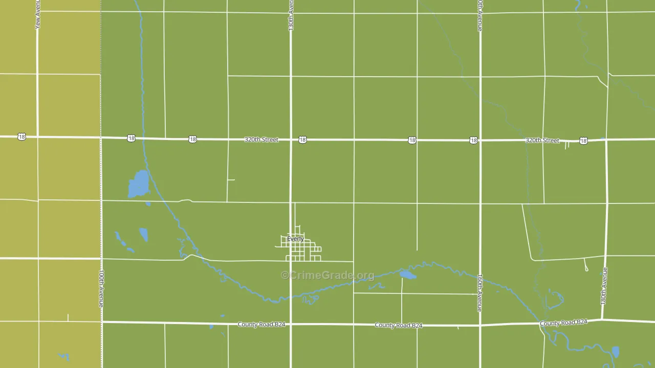 51338, IA Map of Drug-Related Crime Rates