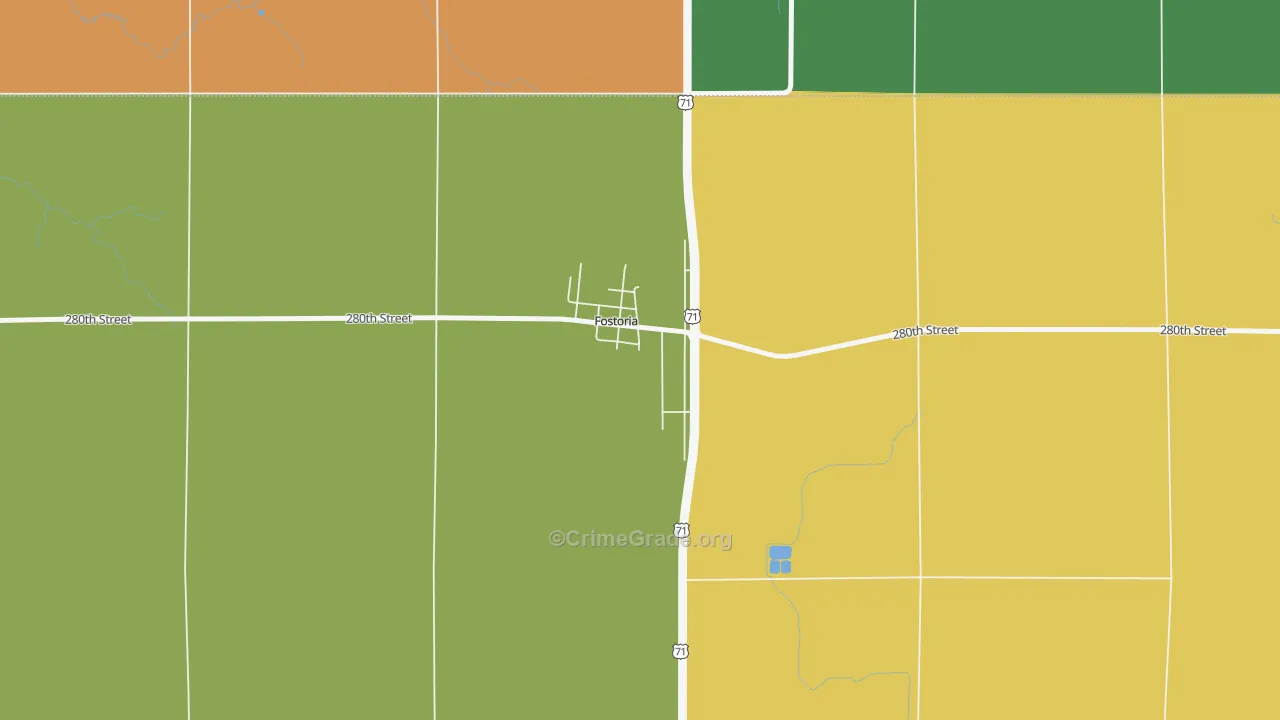 51340, IA Map of Drug-Related Crime Rates