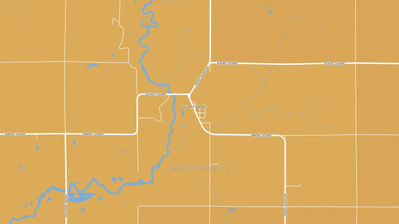 51341, IA Map of Drug-Related Crime Rates