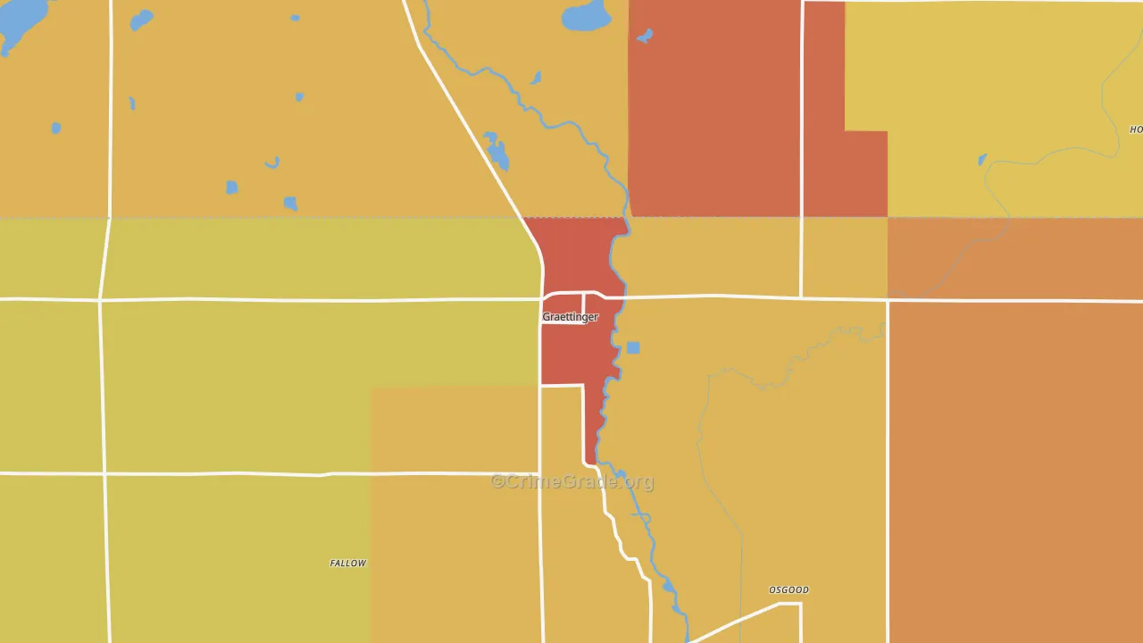 51342, IA Map of Drug-Related Crime Rates