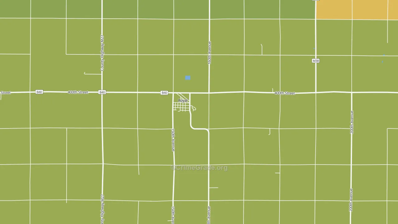 51357, IA Map of Drug-Related Crime Rates