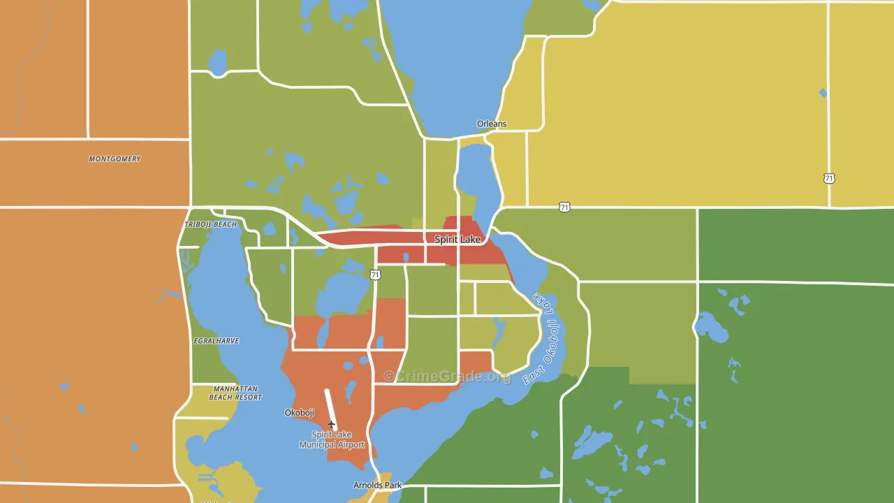 51360, IA Map of Drug-Related Crime Rates