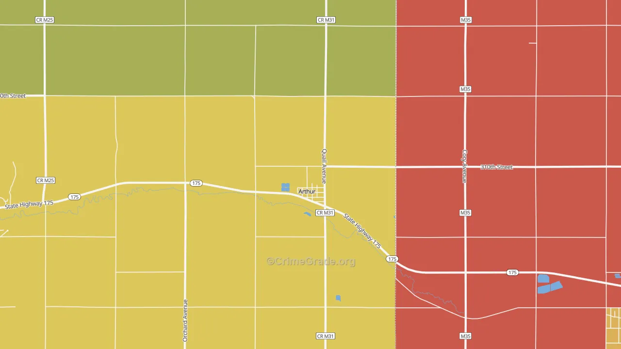 51431, IA Map of Drug-Related Crime Rates