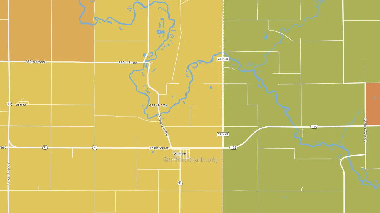 51433, IA Map of Drug-Related Crime Rates