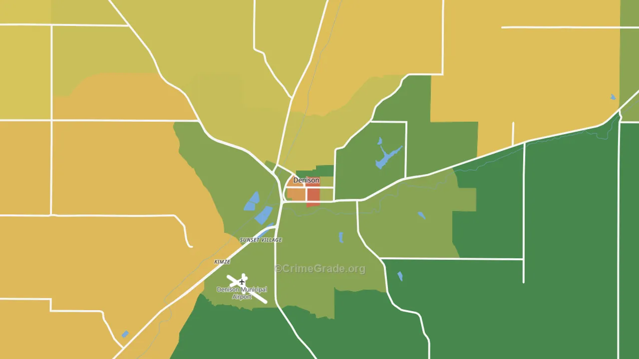 51442, IA Map of Drug-Related Crime Rates