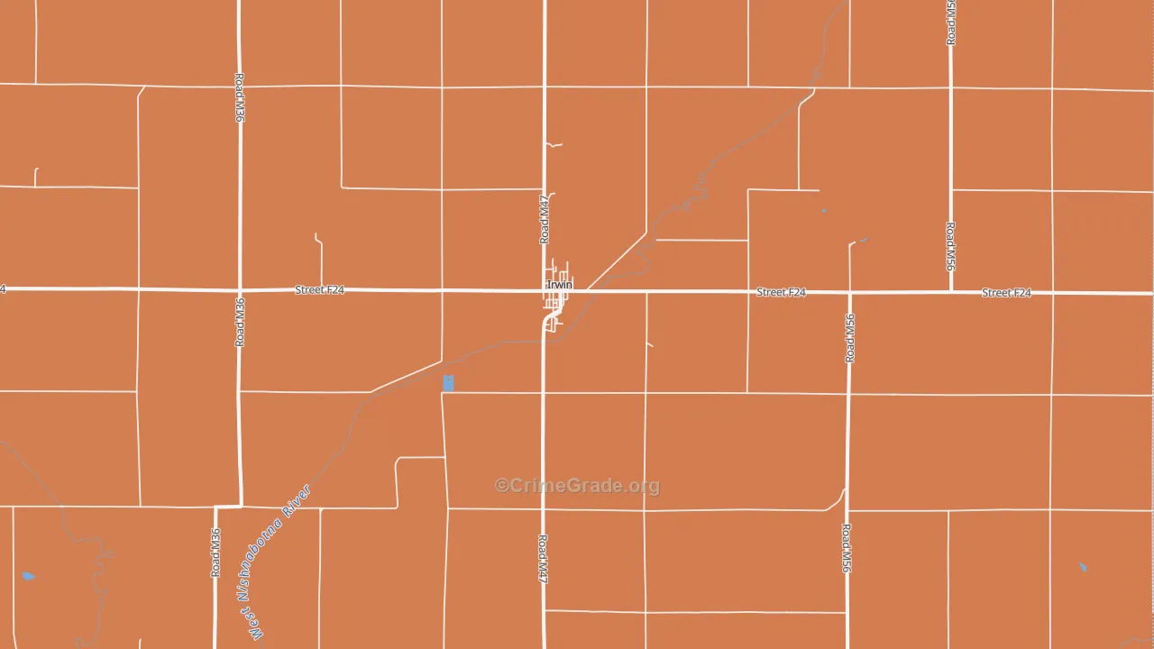 51446, IA Map of Drug-Related Crime Rates